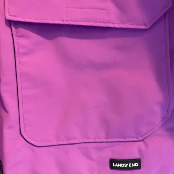 Lands End Kids Squall Waterproof Insulated Winter Parka w/ Grow-A-Long Sleeves - Picture 3 of 10